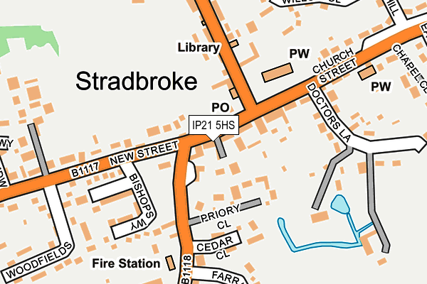 Map of STRATA PROPERTY DEVELOPMENTS LIMITED at local scale