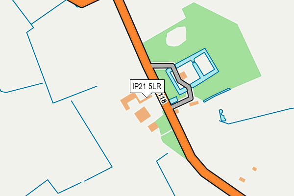 IP21 5LR map - OS OpenMap – Local (Ordnance Survey)