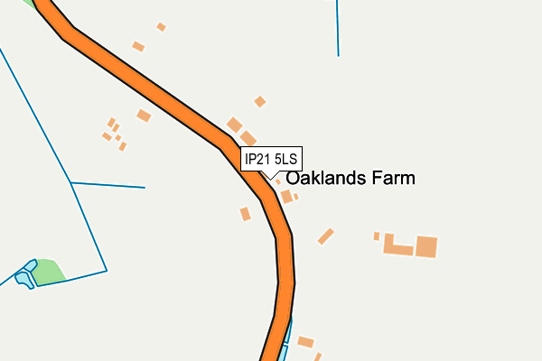 IP21 5LS map - OS OpenMap – Local (Ordnance Survey)