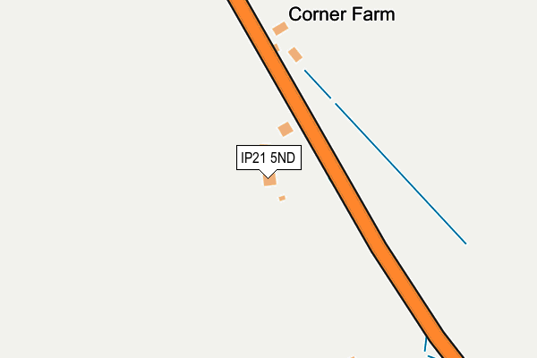 IP21 5ND map - OS OpenMap – Local (Ordnance Survey)