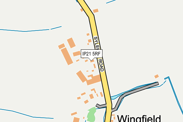 IP21 5RF map - OS OpenMap – Local (Ordnance Survey)