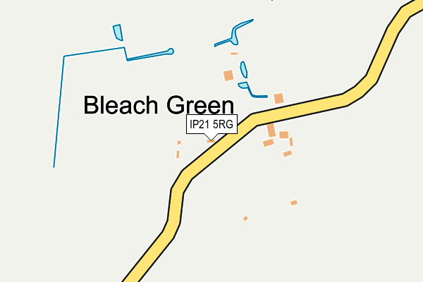 IP21 5RG map - OS OpenMap – Local (Ordnance Survey)