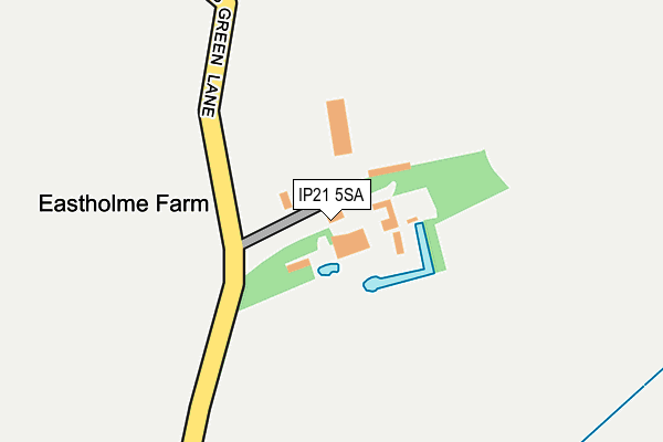 IP21 5SA map - OS OpenMap – Local (Ordnance Survey)