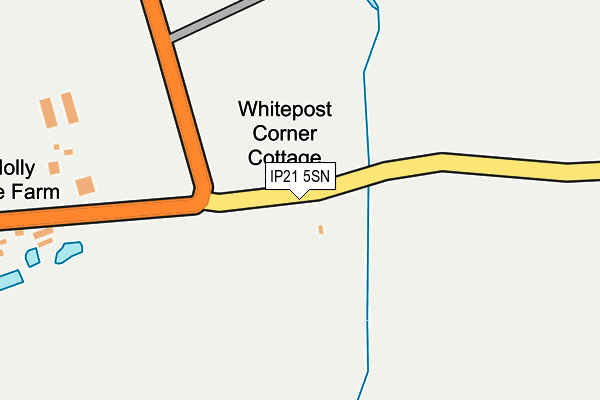 IP21 5SN map - OS OpenMap – Local (Ordnance Survey)
