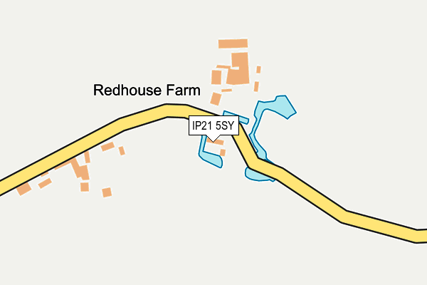IP21 5SY map - OS OpenMap – Local (Ordnance Survey)
