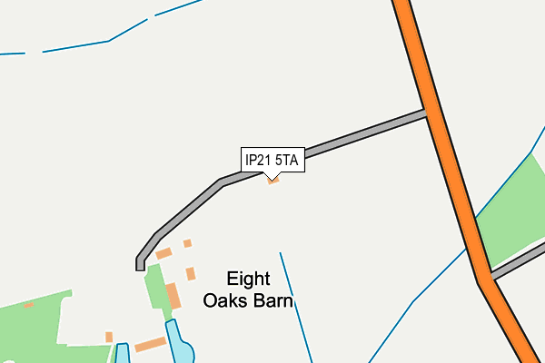 IP21 5TA map - OS OpenMap – Local (Ordnance Survey)