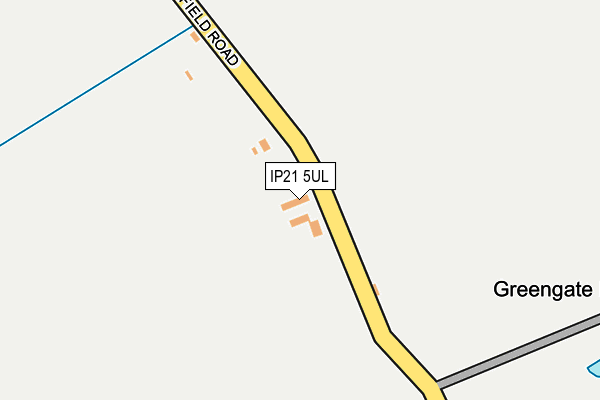 IP21 5UL map - OS OpenMap – Local (Ordnance Survey)