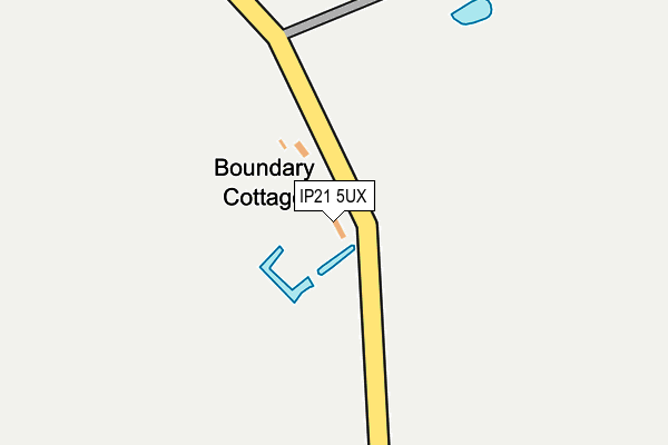 IP21 5UX map - OS OpenMap – Local (Ordnance Survey)