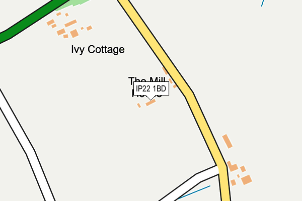 IP22 1BD map - OS OpenMap – Local (Ordnance Survey)