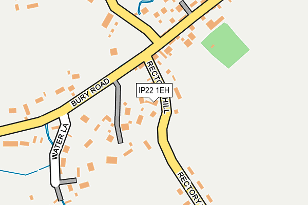 IP22 1EH map - OS OpenMap – Local (Ordnance Survey)