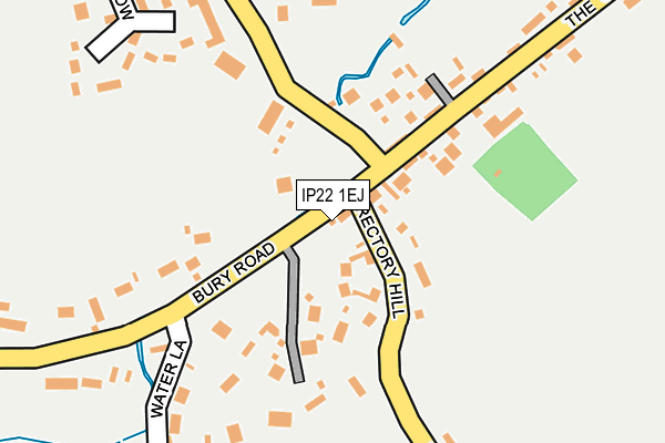 IP22 1EJ map - OS OpenMap – Local (Ordnance Survey)