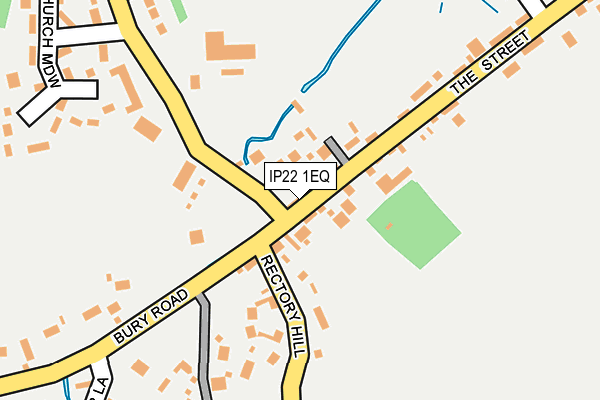 IP22 1EQ map - OS OpenMap – Local (Ordnance Survey)