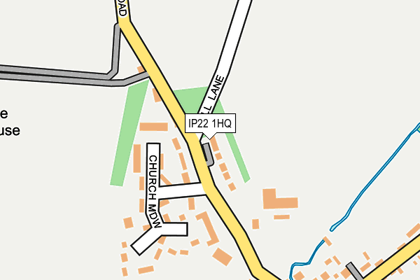 IP22 1HQ map - OS OpenMap – Local (Ordnance Survey)