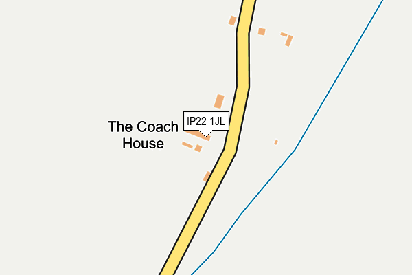 IP22 1JL map - OS OpenMap – Local (Ordnance Survey)