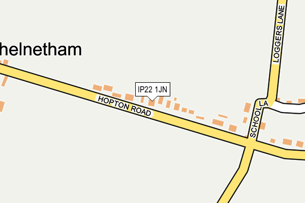 IP22 1JN map - OS OpenMap – Local (Ordnance Survey)