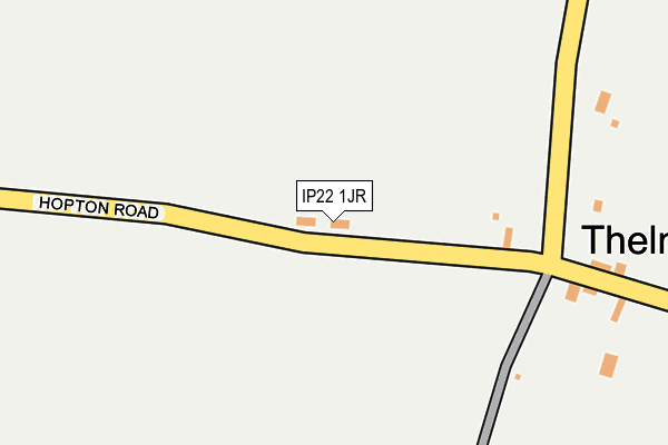 IP22 1JR map - OS OpenMap – Local (Ordnance Survey)