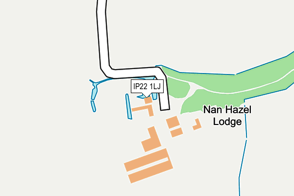 IP22 1LJ map - OS OpenMap – Local (Ordnance Survey)