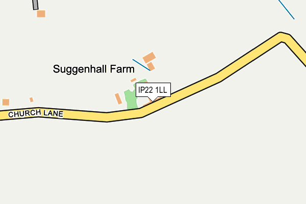 IP22 1LL map - OS OpenMap – Local (Ordnance Survey)