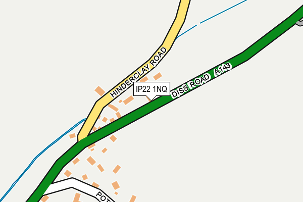 IP22 1NQ map - OS OpenMap – Local (Ordnance Survey)