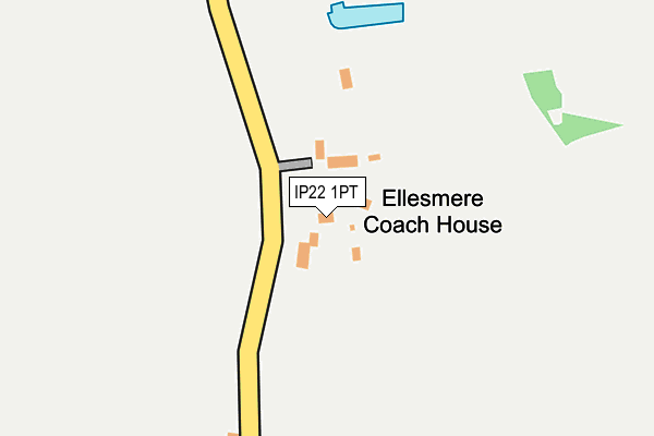 IP22 1PT map - OS OpenMap – Local (Ordnance Survey)