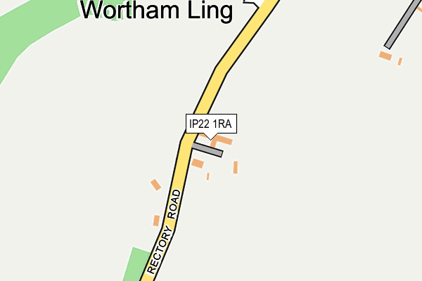 IP22 1RA map - OS OpenMap – Local (Ordnance Survey)