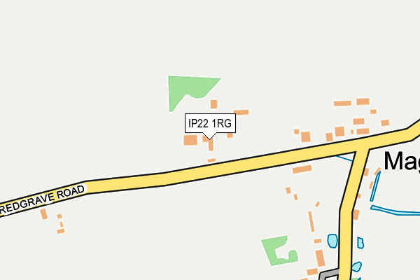 IP22 1RG map - OS OpenMap – Local (Ordnance Survey)