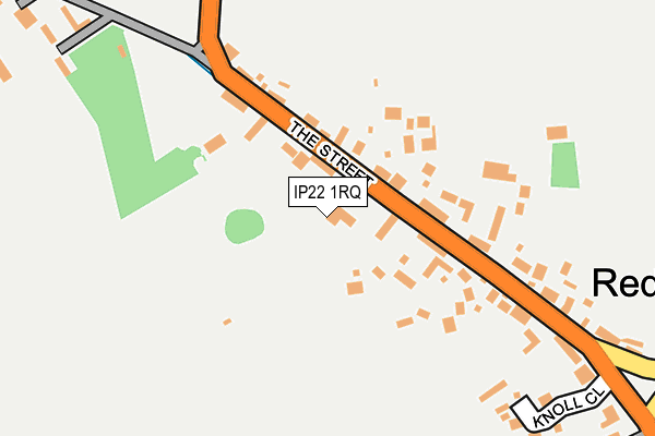 IP22 1RQ map - OS OpenMap – Local (Ordnance Survey)