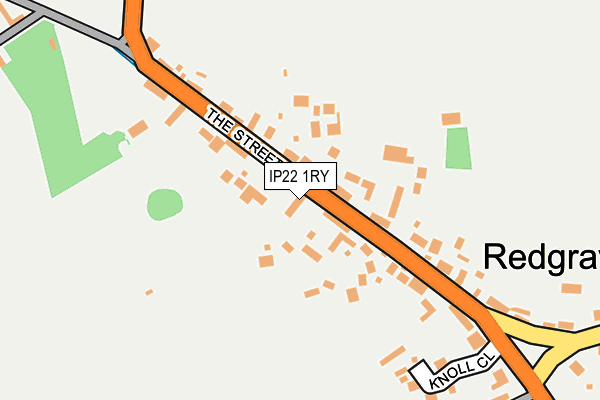 IP22 1RY map - OS OpenMap – Local (Ordnance Survey)