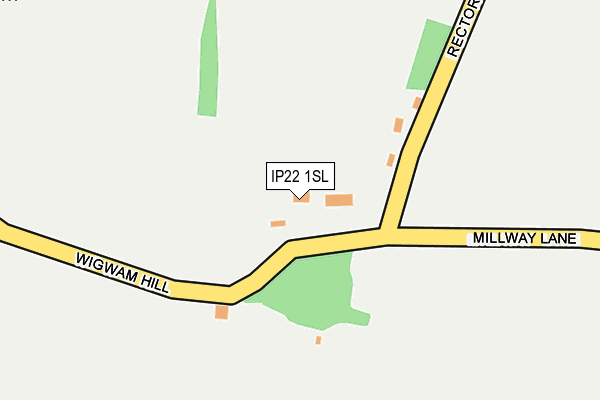 IP22 1SL map - OS OpenMap – Local (Ordnance Survey)