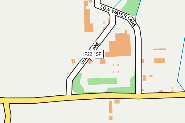 IP22 1SP map - OS OpenMap – Local (Ordnance Survey)