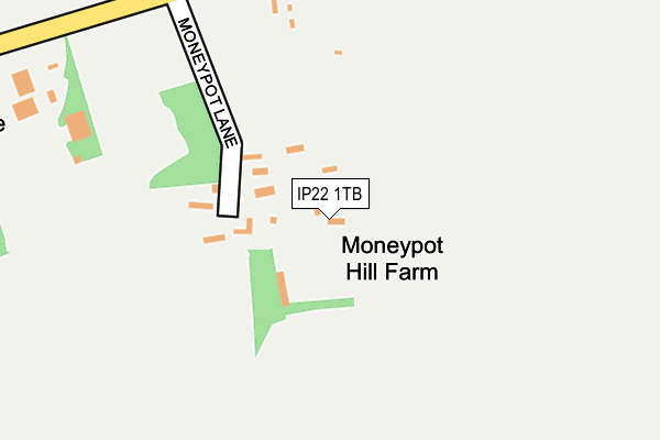 IP22 1TB map - OS OpenMap – Local (Ordnance Survey)