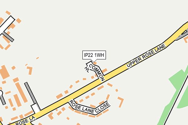 IP22 1WH map - OS OpenMap – Local (Ordnance Survey)