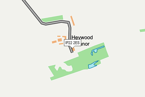 IP22 2ES map - OS OpenMap – Local (Ordnance Survey)