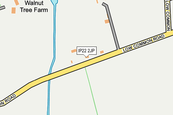 IP22 2JP map - OS OpenMap – Local (Ordnance Survey)