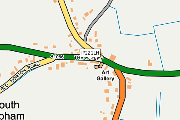 IP22 2LH map - OS OpenMap – Local (Ordnance Survey)