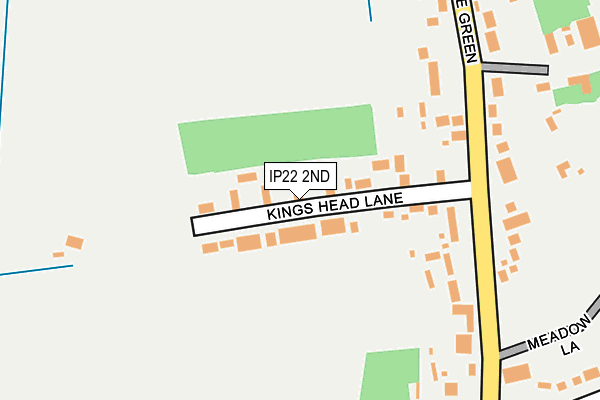 IP22 2ND map - OS OpenMap – Local (Ordnance Survey)
