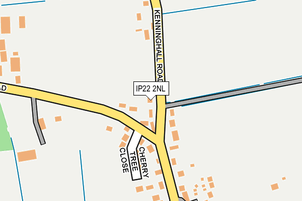 IP22 2NL map - OS OpenMap – Local (Ordnance Survey)