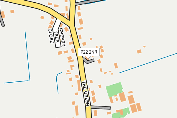 IP22 2NR map - OS OpenMap – Local (Ordnance Survey)