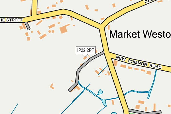 IP22 2PF map - OS OpenMap – Local (Ordnance Survey)