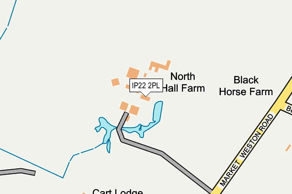 IP22 2PL map - OS OpenMap – Local (Ordnance Survey)