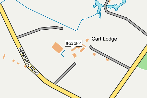 IP22 2PP map - OS OpenMap – Local (Ordnance Survey)