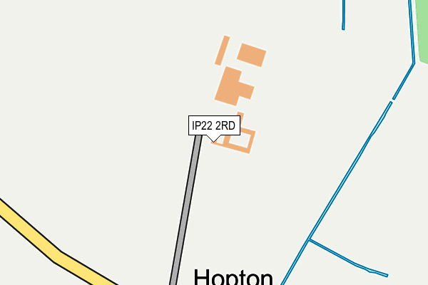 IP22 2RD map - OS OpenMap – Local (Ordnance Survey)