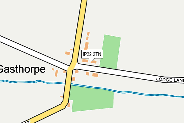 IP22 2TN map - OS OpenMap – Local (Ordnance Survey)