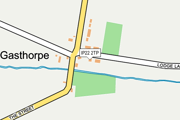 IP22 2TP map - OS OpenMap – Local (Ordnance Survey)