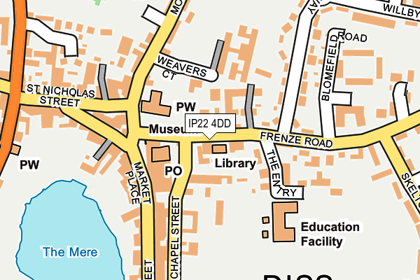 Map of RACHEL MCCALL LIMITED at local scale