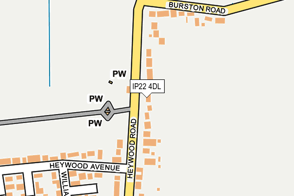 IP22 4DL map - OS OpenMap – Local (Ordnance Survey)