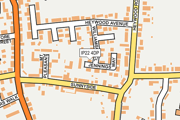 Map of DEF HEALTHCARE LTD at local scale