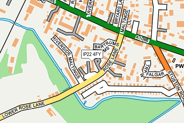 IP22 4FY map - OS OpenMap – Local (Ordnance Survey)