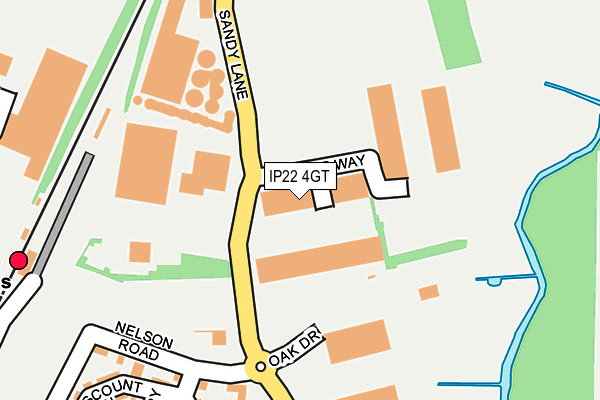 Map of MENDLESHAM  HOMES LTD at local scale