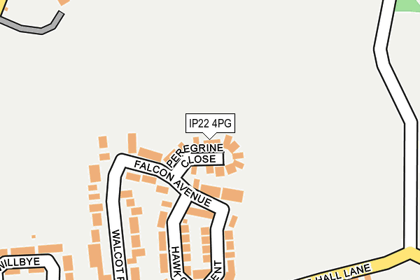 IP22 4PG map - OS OpenMap – Local (Ordnance Survey)